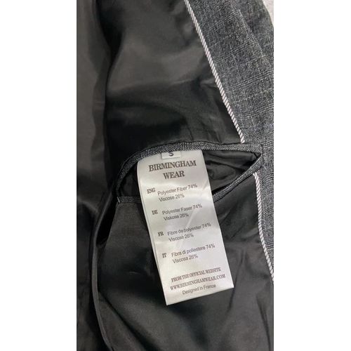 product_image_name-Nil-Suit Set Men's Three-Piece Spring and Autumn Korean Style Slim-Fit Small Suit Business Professional Formal Dress Groom Wedding Dress-3