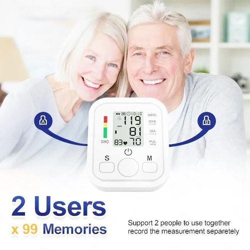 product_image_name-Generic-Rechargeable Blood Pressure Monitor (VoiceCast & Back-light)-3