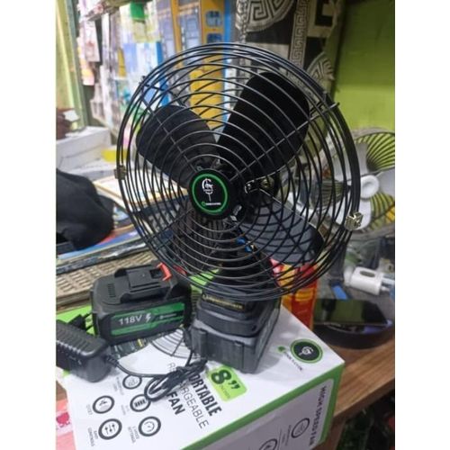 product_image_name-Generic-FK VL-801 "8"Inch Portable Rechargeable Fan – Super Power Cooling Solution-1