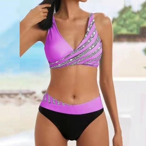 Generic Jaycosin Push Up Bikinis 2023 Halter Swimsuit Female