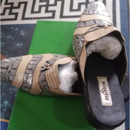 Mister Mis Senior Half Shoe- White