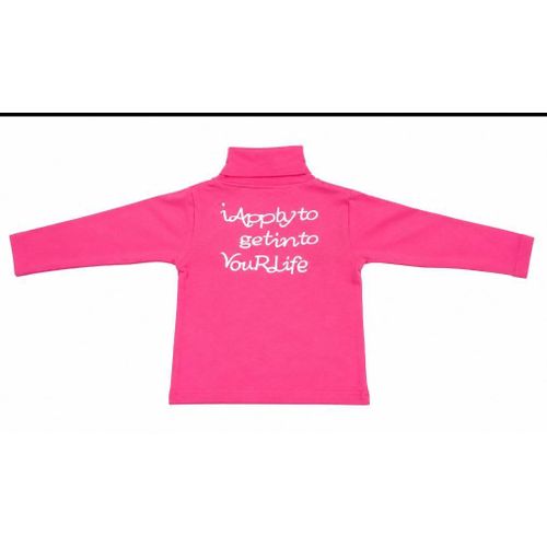 Fashion PINK  Kids High Neck Light Sweater