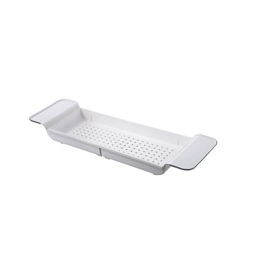 Scalable Bathtub Tray, Plastic Tub Shelf, Shower Bathtub Tray