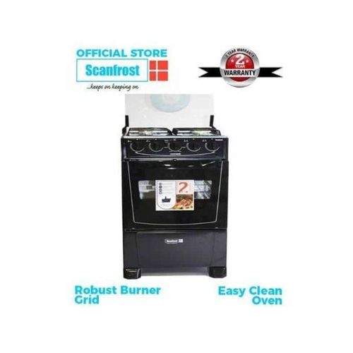 Scanfrost  50x50cm 4 Gas Burner Cooker With Oven - Sfc5401b