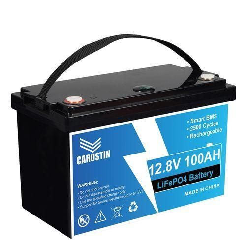 product_image_name-CAROSTIN-12.8V 100AH Durable Lithium LiFePO4 Battery-1