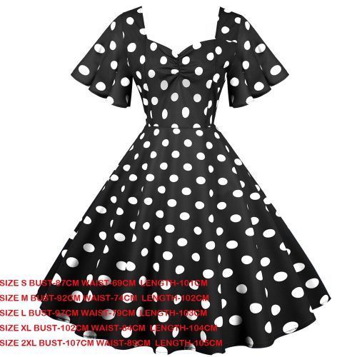  Black and White Striped Dress 1950s Dresses for Women