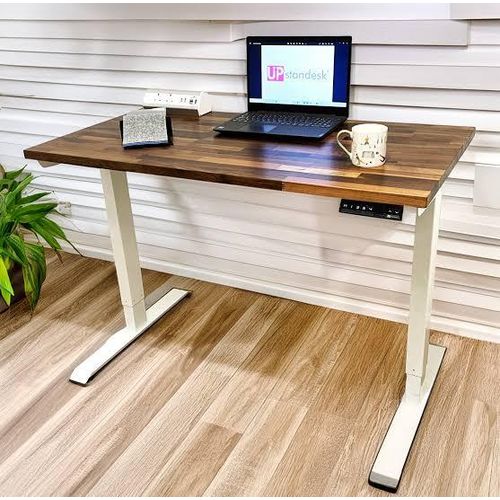 Generic Modern Adjustable Height Electric Standing Desk(1.2mtr) Brown top
