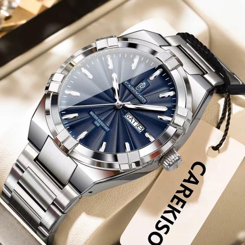 POEDAGAR  Extremely Sophisticated & Premium Silver Wristwatch For Classy Men