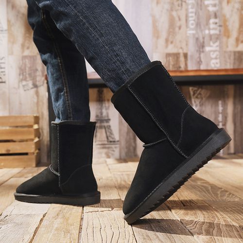 Fashion Men Boots Australia Classic Snow Boots Thick Artificial Wool Warm Black Jumia Nigeria