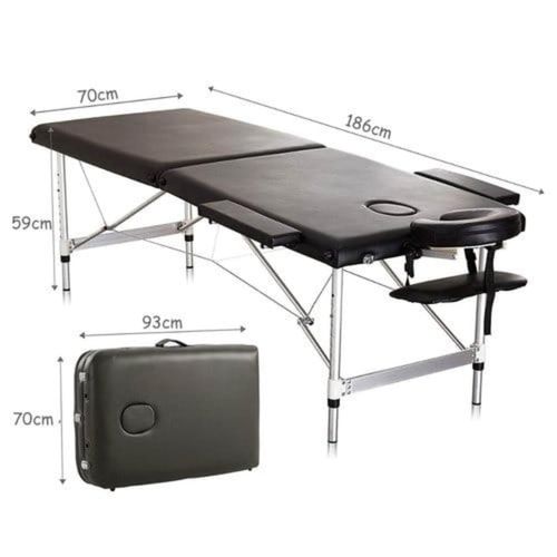 product_image_name-Generic-Foldable Massage Bed - Black-2