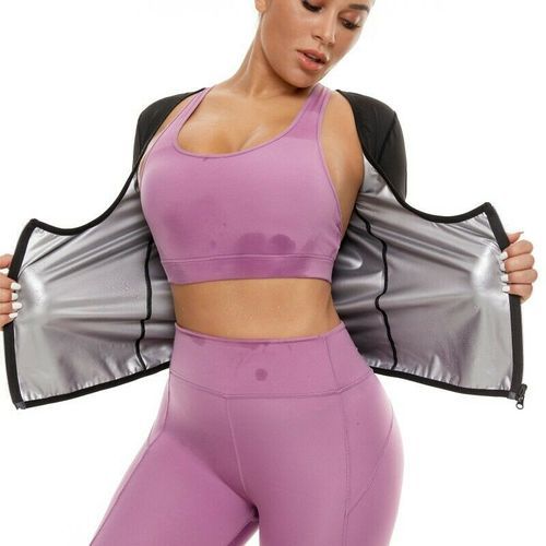 Corset Gym Clothes Sweat Shirt Sauna Tank Top Running Vest Slimming Body  Shaper