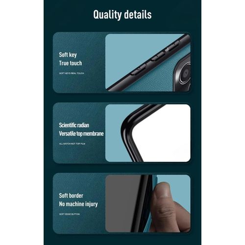 Generic Luxury PU Leather Case For Samsung Galaxy S25 Plus Back Cover TPU Silicone Full Protection Phone Case For Samsung S25 Plus 5G - image 3