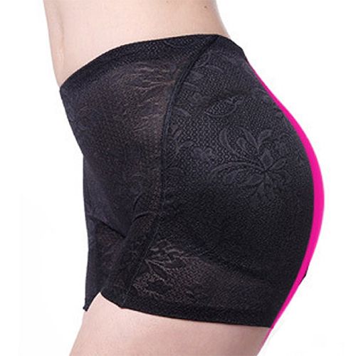 Fashion (Black)Ladies Jacquard Tummy Control Underwear Pads Lir Body Shaper