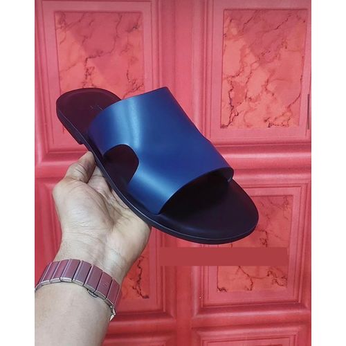 Fashion Men's Cover Leather Slippers