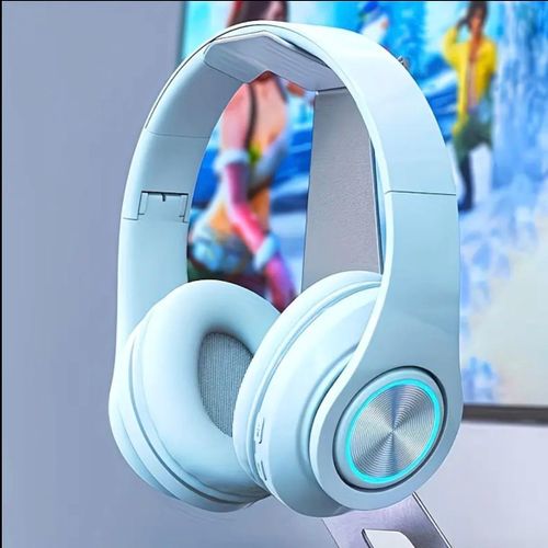 product_image_name-Generic-B39 Wireless Headphones with LED Lights, Comfortable Over-Ear Design, Foldable with Built-In Microphone, Bluetooth, FM Radio, SD Card Slot, Perfect Travel & Gaming Gift for Birthdays, Easter, Christmas Boyfriend And Girlfriends. B39 Head Mounted-2