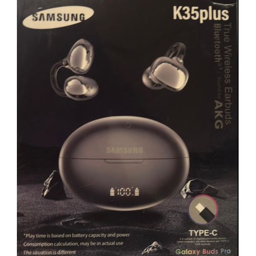 Samsung K35plus Galaxy buds pro Clip on Stereo Headset Bluetooth V5.4 Touch Control Ear buds - Smsg