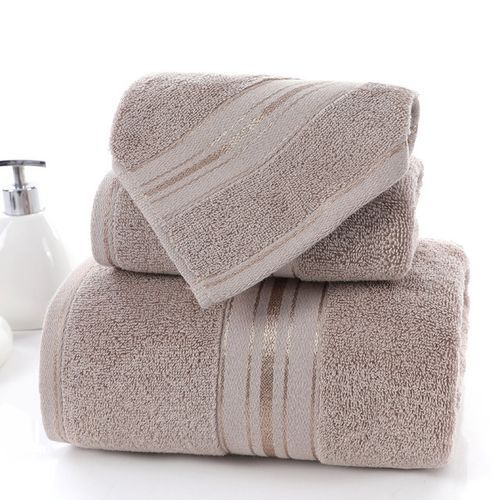 100% Egyptian Cotton  Bath Towels (70x140cm) - Pack Of 2 - Grey