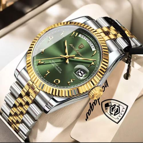 POEDAGAR Unique business men's Arabic Design wristwatch