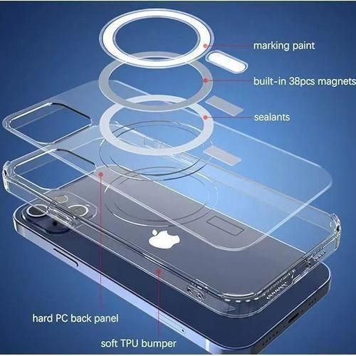Generic Iphone 14 Plus Magsafe Transparent Back Case - image 2