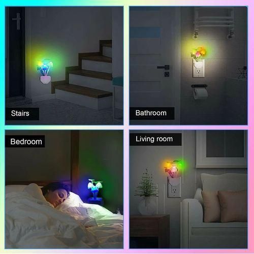 Generic 2-Pack LED Night Light, 0.6W Plug-In Wall Lamp(European standard plug) - image 8