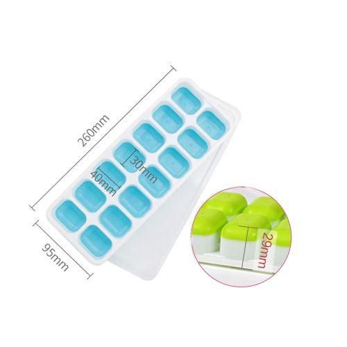 4pcs Square Ice Cube Tray