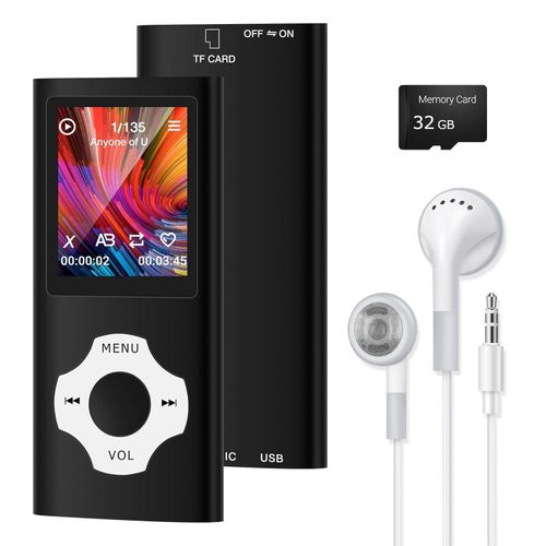 product_image_name-Generic-32GB Bluetooth 5.2 MP3/MP4 Player - High-Fidelity Audio - Radio and E-book Player-1