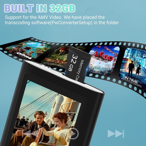product_image_name-Generic-32GB Bluetooth 5.2 MP3/MP4 Player - High-Fidelity Audio - Radio and E-book Player-6