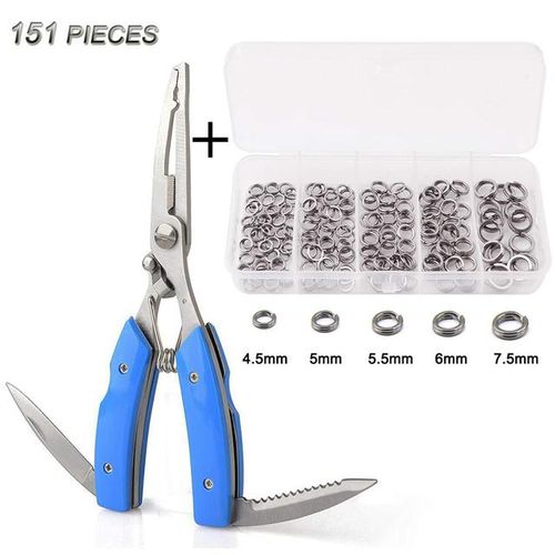 Generic 151pcs Fishing Plier Kit With Stainless Steel Fishing