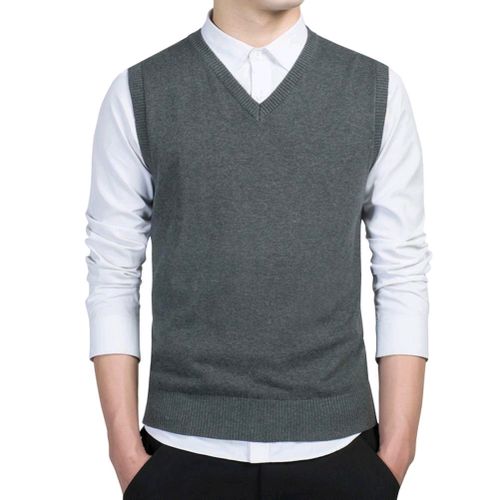 Sleeveless cardigan vest top