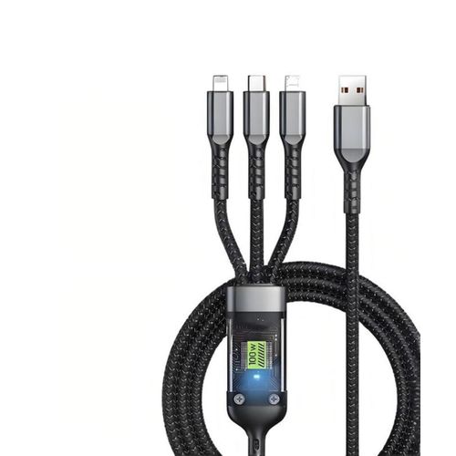 product_image_name-Generic- 3 in 1 100w fast charging cable  micro, lighting,type C-1