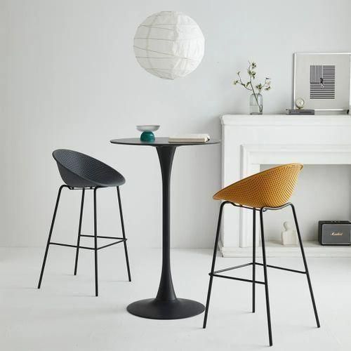 Generic Moulded Plastic Bar Stools And Bar Table