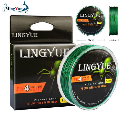 Generic New Fishing Line 4 Strands Pe Braided 100 Meters Multifilament  Fishing Line Rope Peche Carpe Fishing Wire