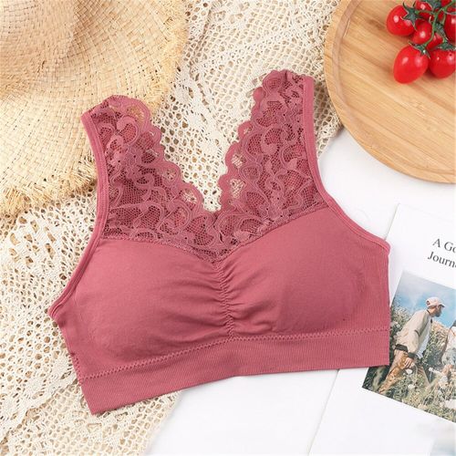 Breathable Sports Push Up Lace Bra