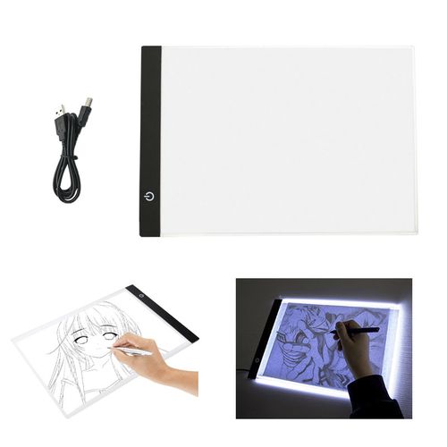 1pc USB A4 A5 LED light Drawing Board 3 Level Dimmable Led Drawing