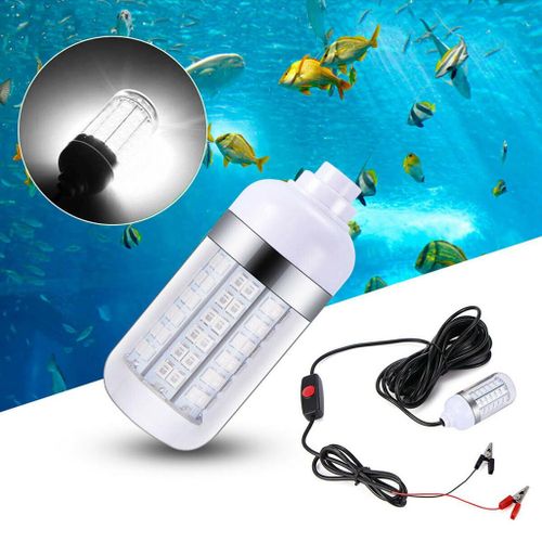 Generic 12V 108 LEDs Submersible Fishing Light Underwater White