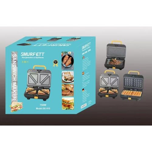 product_image_name-Generic-Sandwich Maker 3 In 1 Toaster/Waffle/Grill-1