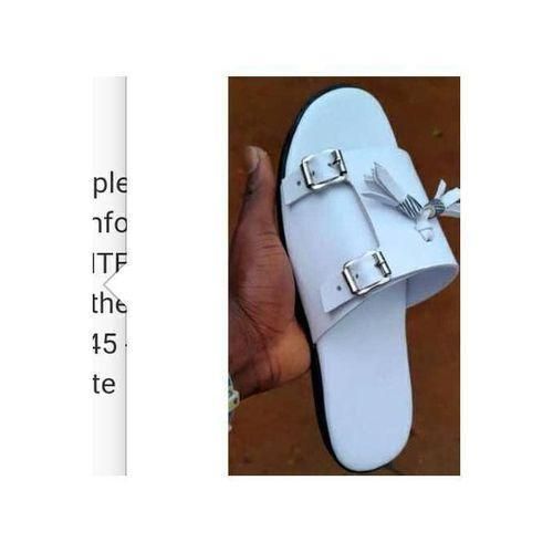 product_image_name-Fashion-Unique Male White Leather Slippers-1
