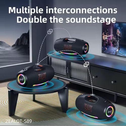 product_image_name-Zealot-250W Super Bass Bluetooth Speaker With 48000mAh Battery S89-4