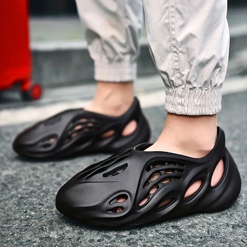 New Trendy for Men's summer crocs flip flops beach non-slip soft-soled  slippers