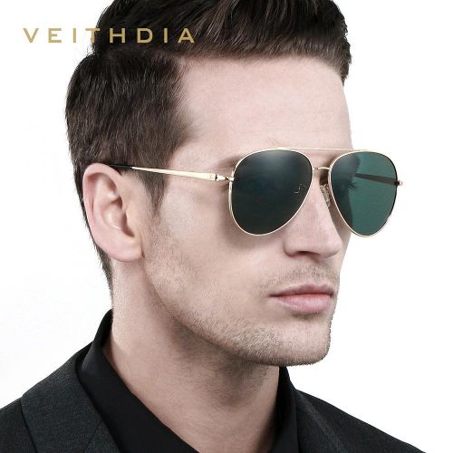 Fashion Men's Sunglasses Polarized Driving Sunglasses Black