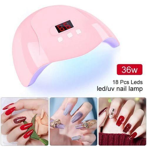 product_image_name-Generic-Hot Nail Dryer Portable USB Cable With 18pcs Beads UV LED Lamp For Drying-2
