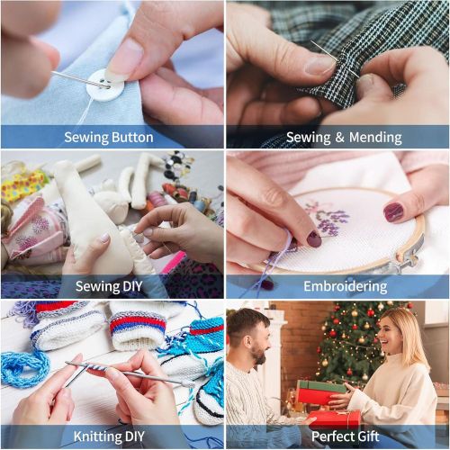 Generic Sewing Kit, Portable Mini Sewing Kits Thread and Needles Set with Case - image 7