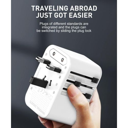product_image_name-Ldnio-Z6 3 USB Ports 65W GaN Travel Adapter-5