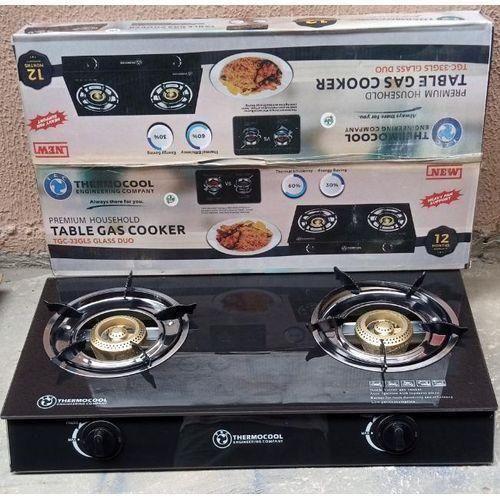 BURNER Gas Thermocool Glass Table Top Gass Cooker