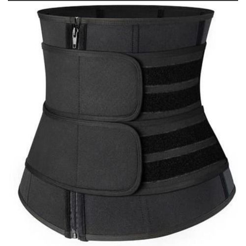 Fashion Women Waist Trainer And Double Compressor Straps With Support Zipper