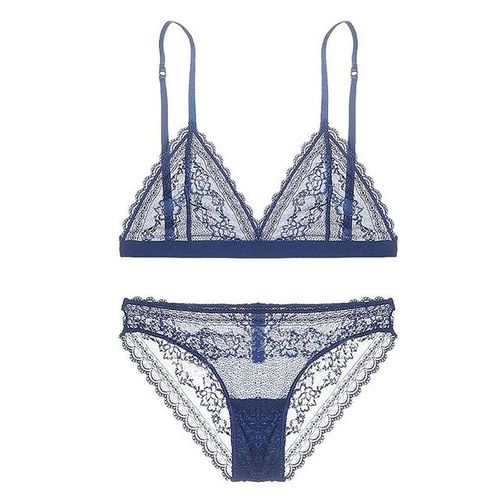 Comfortable Stylish sexy fancy lace bra panty set Deals 