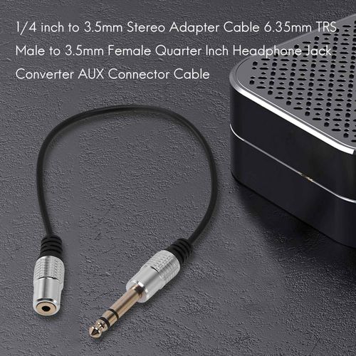 3.5mm to 1/4 inch Cable Stereo Audio Cable Jack Headphone Adapter