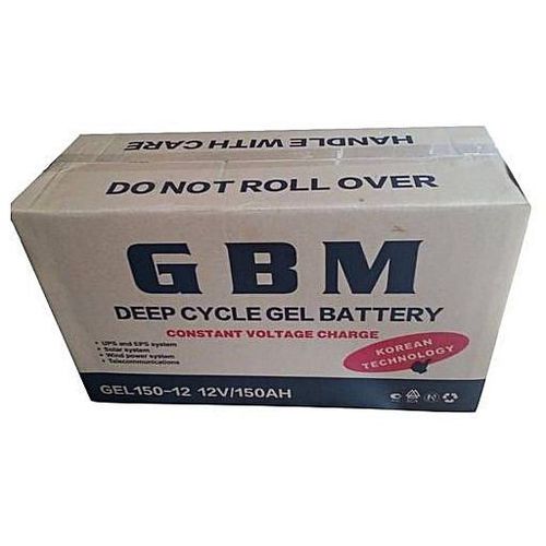 Gbm 100AH Deep Cycle Gel Battery.