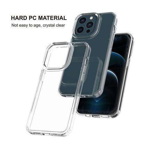 product_image_name-Generic-Clear Acrylic Fall Protect Case For IPhone 13 Pro-2