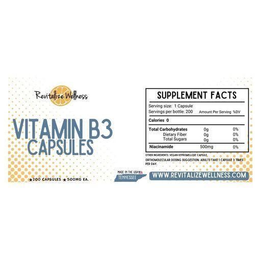 product_image_name-Revitalize Wellness-Niacinamide Vitamin B3 200 Capsules-2